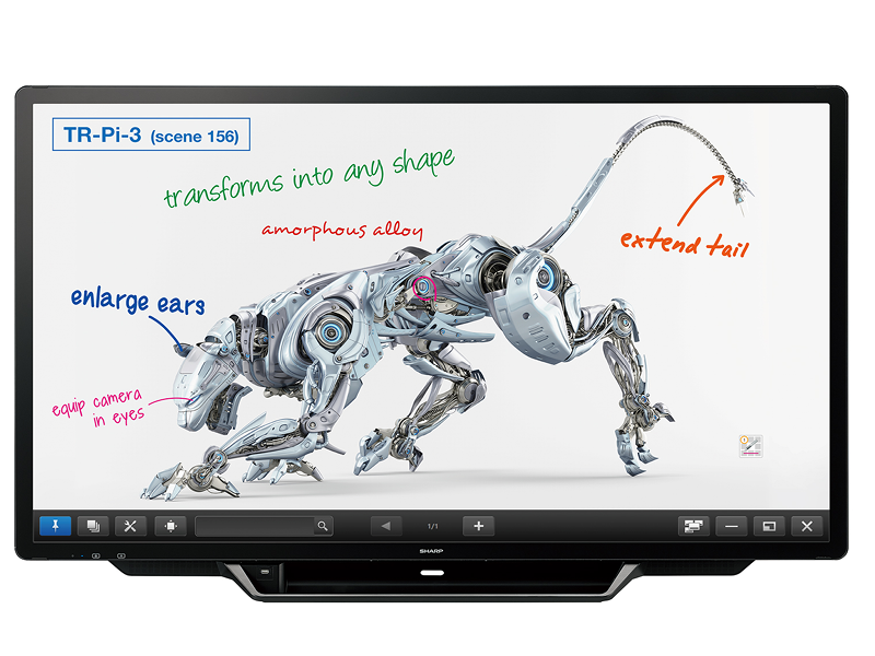 Sharp PN-70TH5 BigPad Interactive Touchscreen